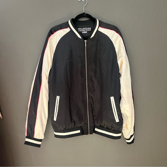 Wildfang Wild Feminist Black and Cream Jacket - Picture 1 of 3